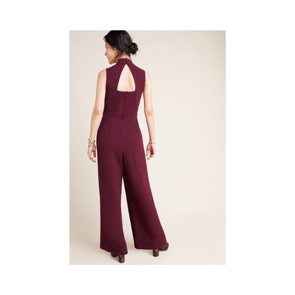 Eva Franco Anthropologie Charley MockNeck jumpsuit - Picture 3 of 10
